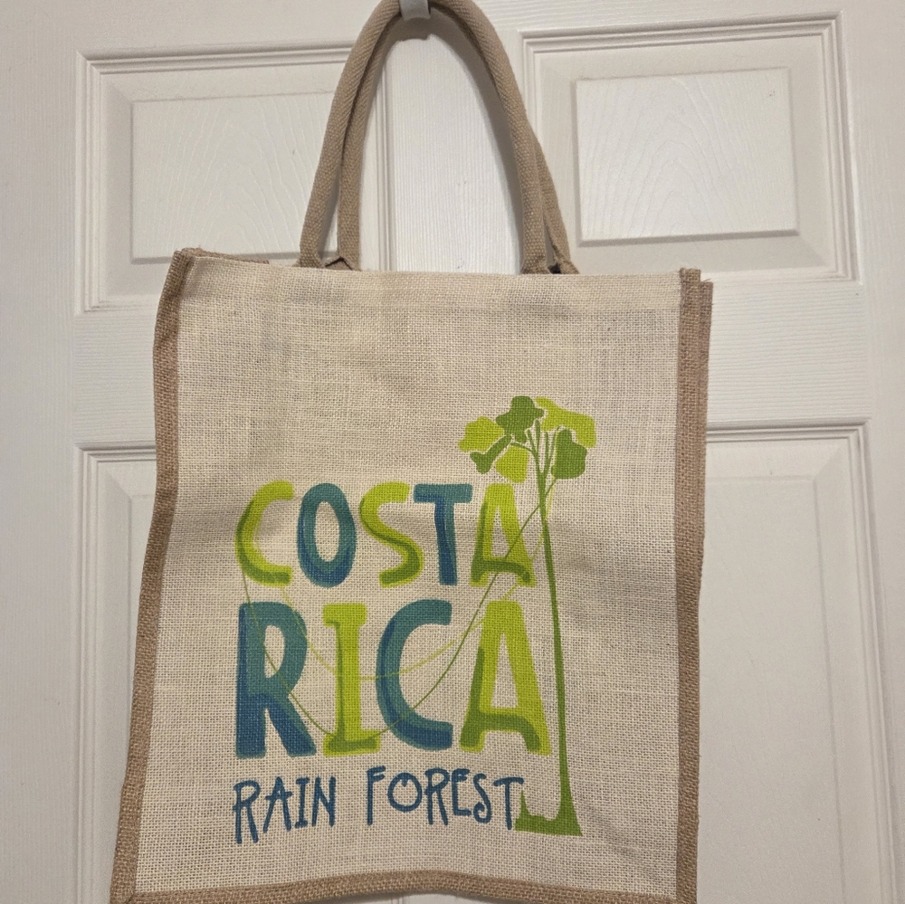 Britt Costa Rica Rain Forest Tote Bag - Natural and Green